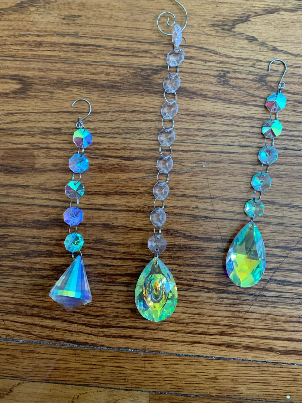 Aurora Crystal TRIO set of Sun sun catchers